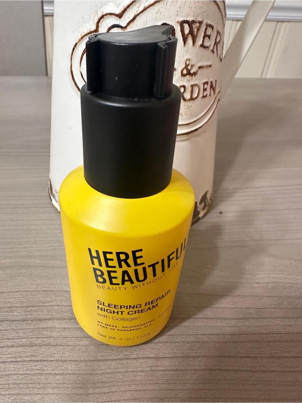 Here Beautiful Sleeping Repair Night Cream – Yellow